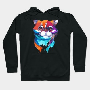 Colorful cat Hoodie